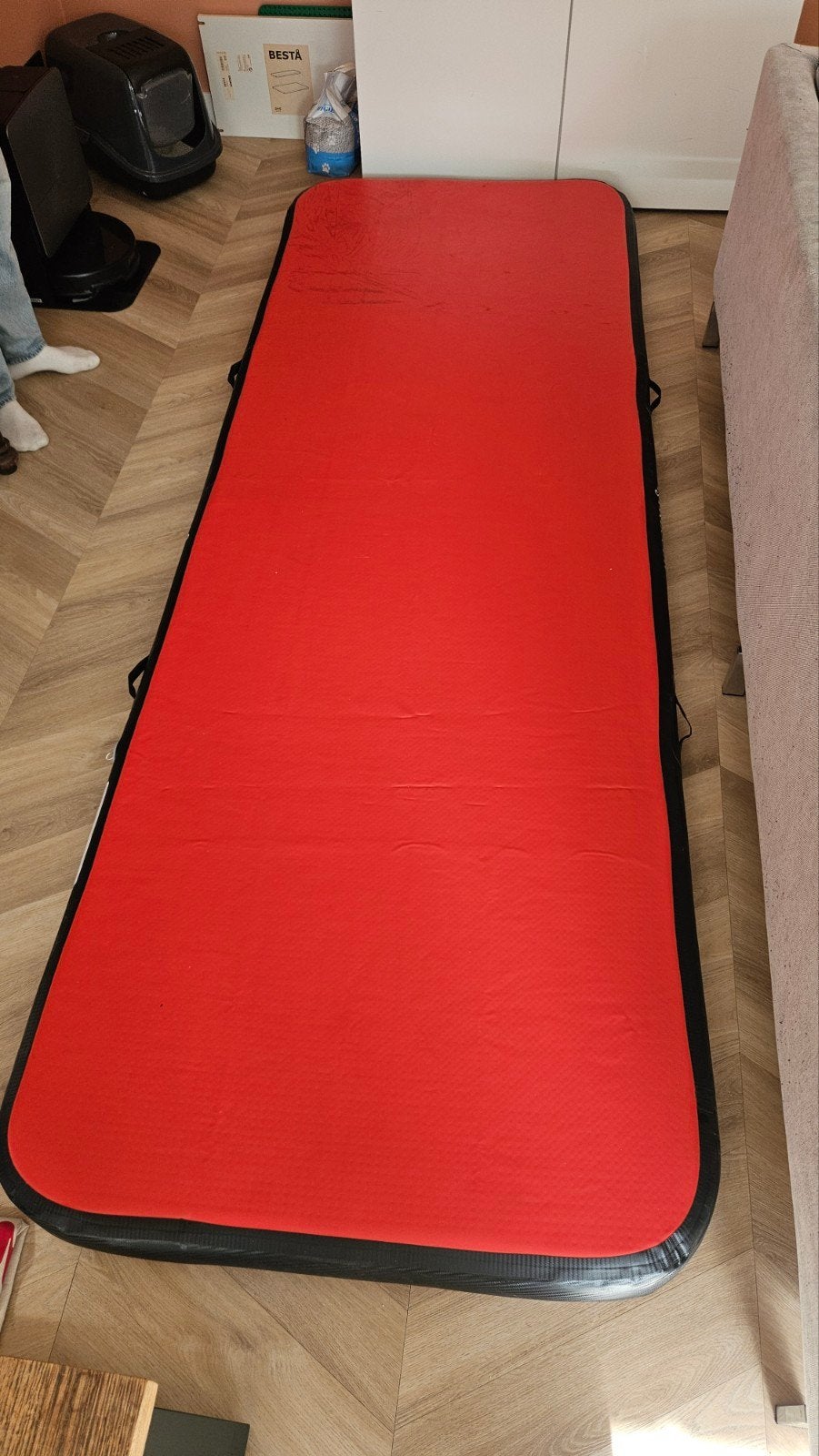 Kessler Airtrack 3x1 meter  - Yoga, Fitness & Gymnastiekmat, Ophalen of Verzenden, Gebruikt