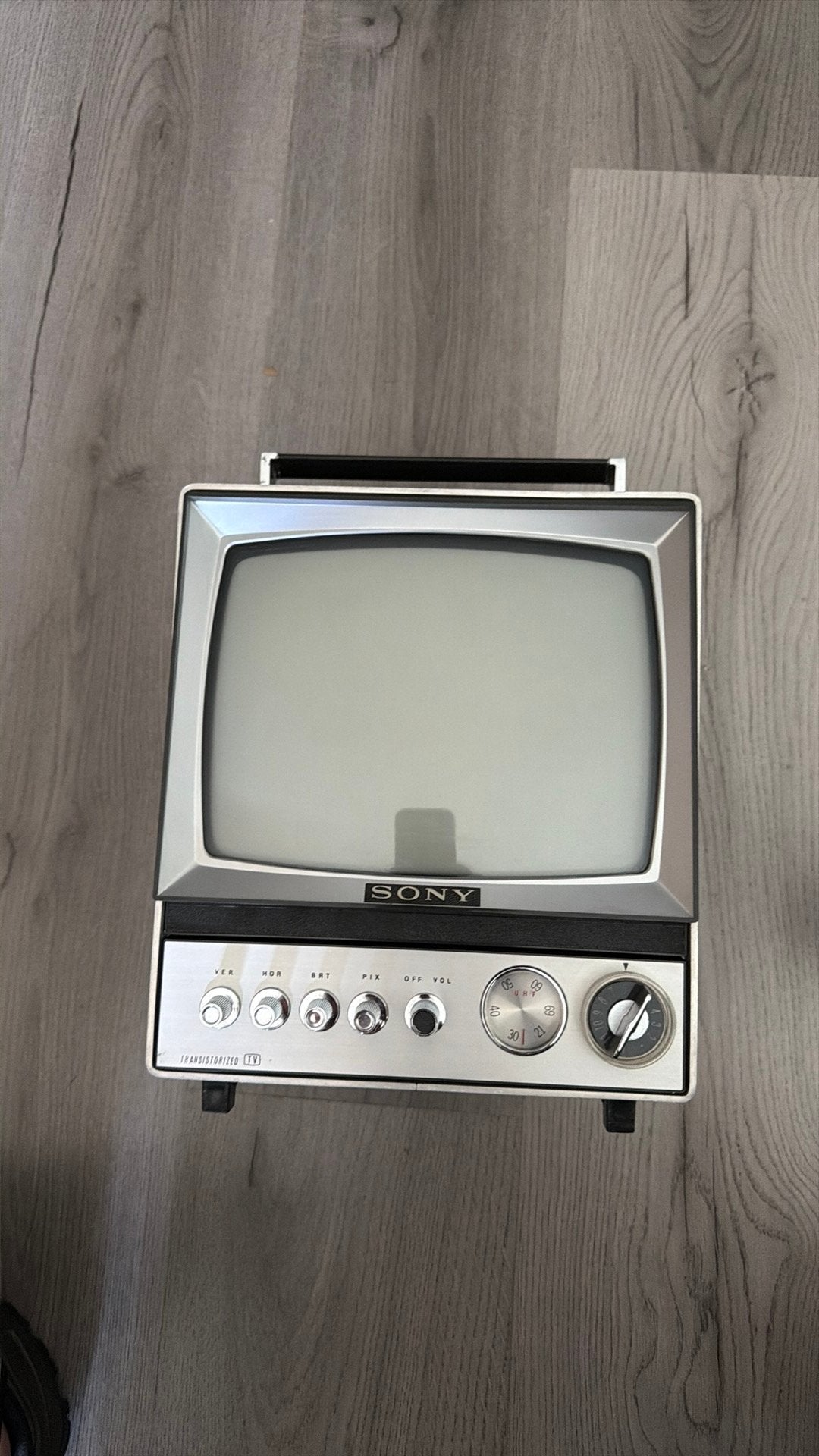 Sony vintage transistorized TV 9-304 UE, Ophalen of Verzenden
