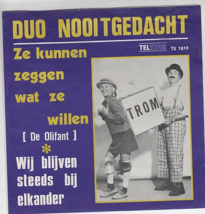 Duo Nooitgedacht- Ze kunnen zeggen wat ze willen !!Telstar