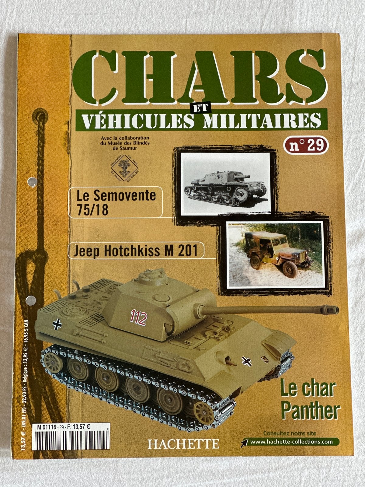 Verzamelaarsboekje Solido Miniatuur - Chars et Véhicules, Ophalen of Verzenden, Tweede Wereldoorlog, Zo goed als nieuw