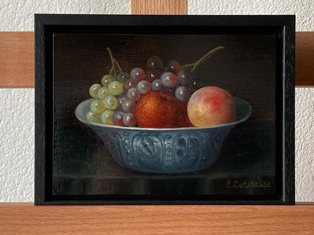 Cornelis de Wit, stilleven met een schaaltje fruit, Antiek en Kunst, Kunst | Schilderijen | Klassiek, Ophalen
