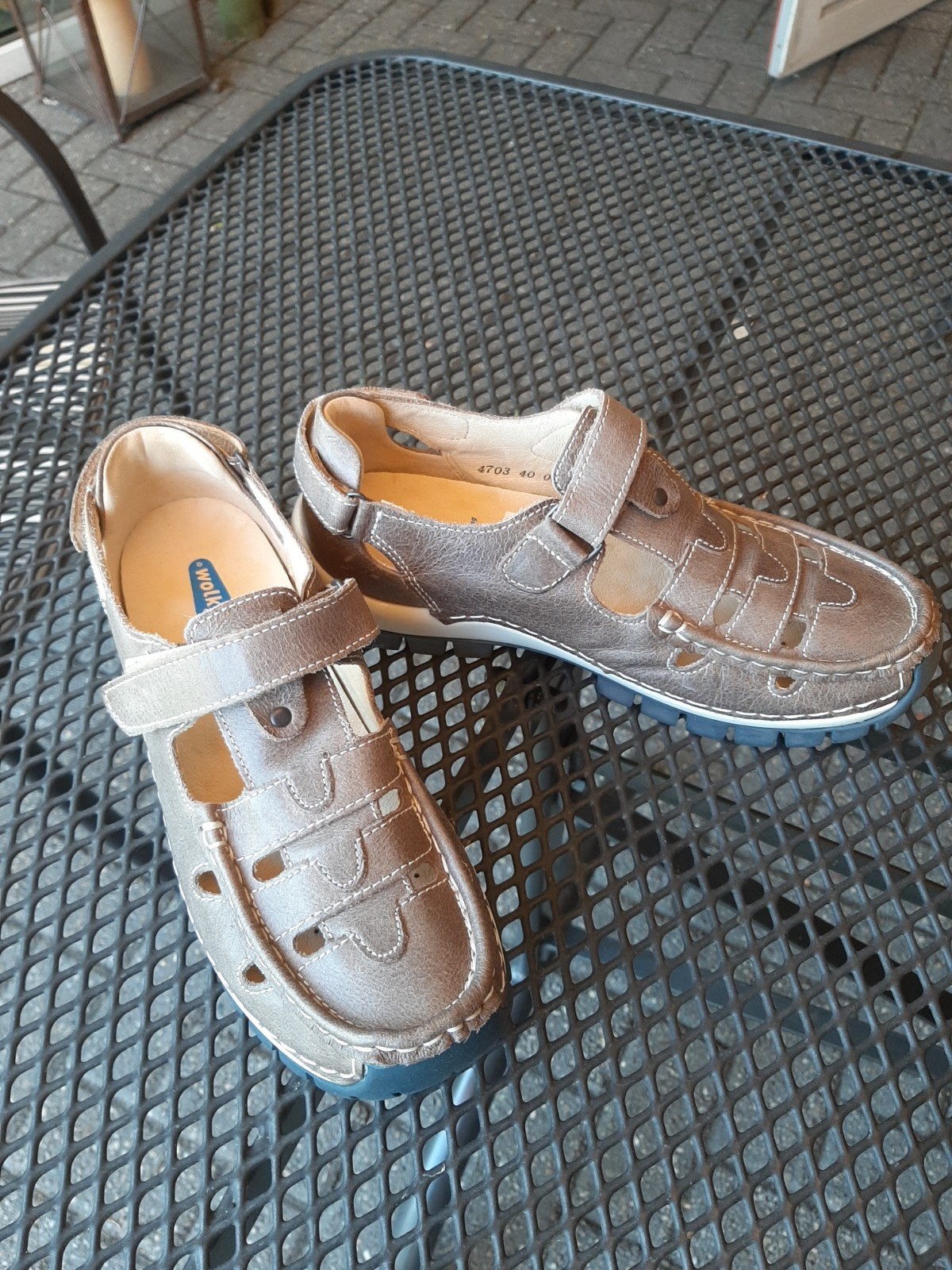 Wolky sandalen maat 40, Kleding | Dames, Schoenen, Wolky, Bruin, Gedragen, Sandalen of Muiltjes