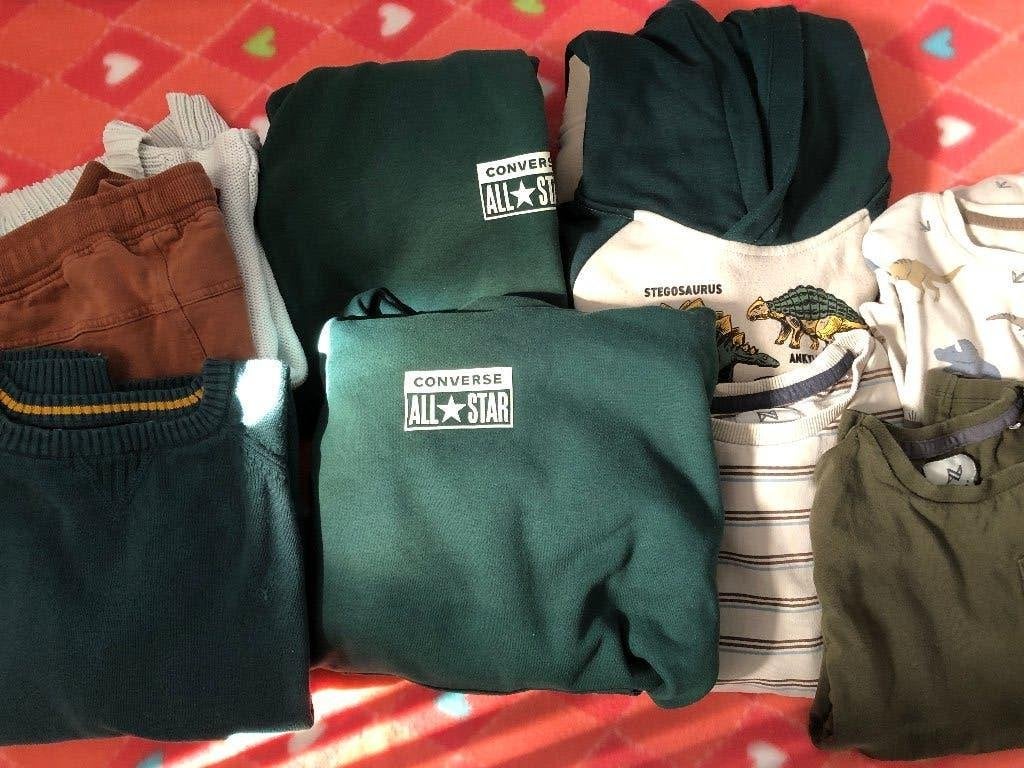 pakket (merk) kleding jongen maat 116-122, Kinderen en Baby's, Ophalen of Verzenden, Zo goed als nieuw, Maat 116