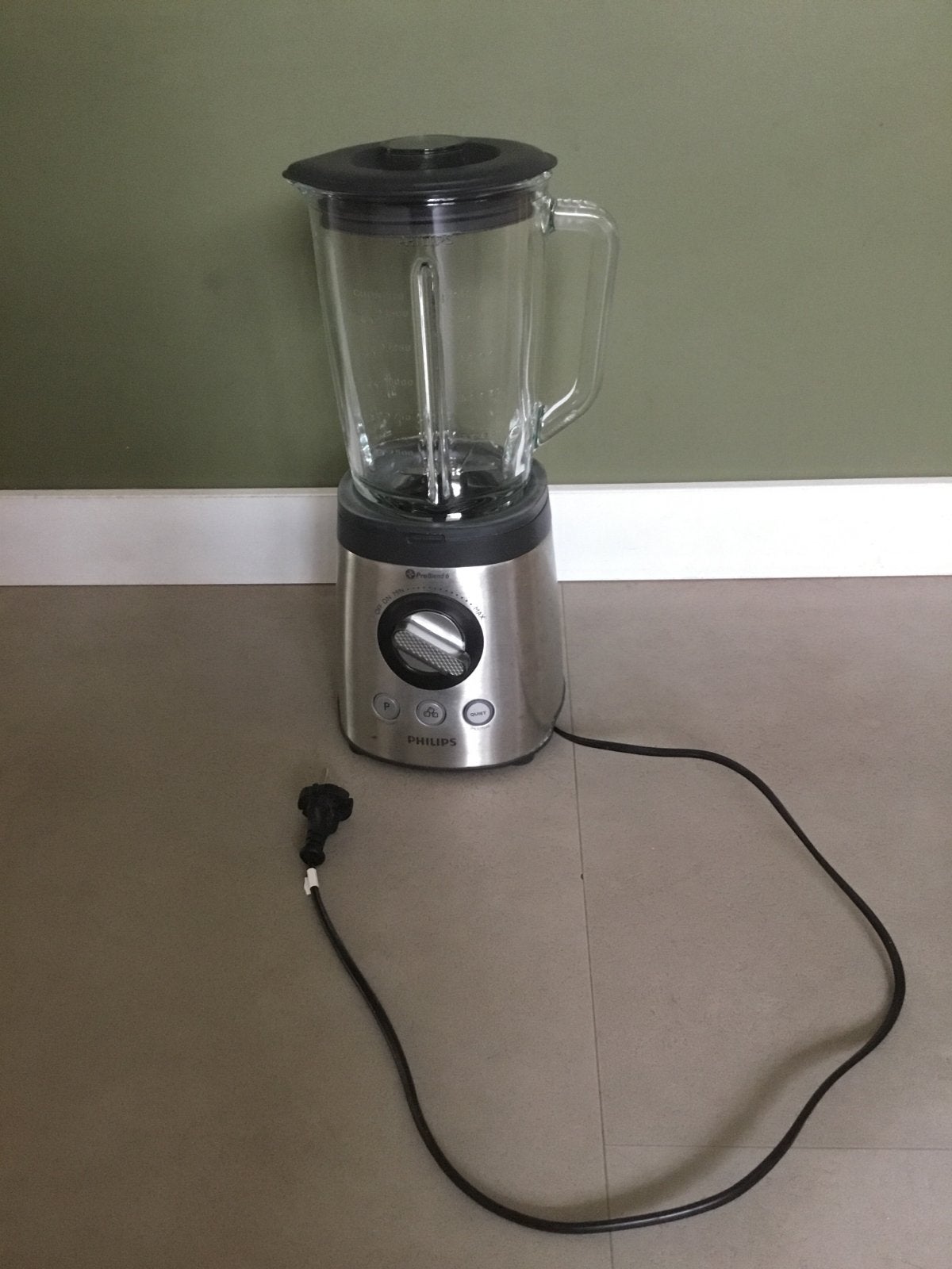 Philips HR2195/08 Blender - ProBlend 6 Technologie, Witgoed en Apparatuur, Blenders, Ophalen of Verzenden, Gebruikt, Blender