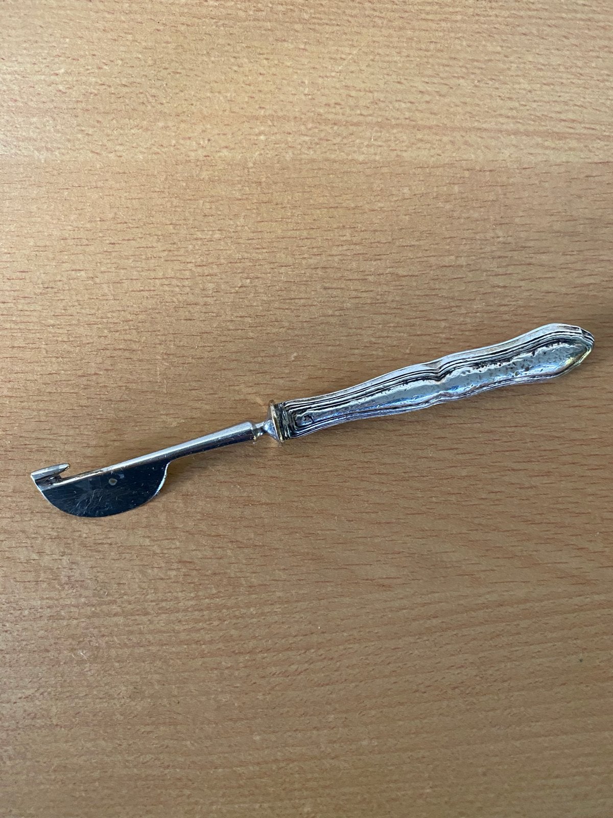 Antiek Engels Edwardian Citrus mesje met zilveren handvat, Ophalen of Verzenden