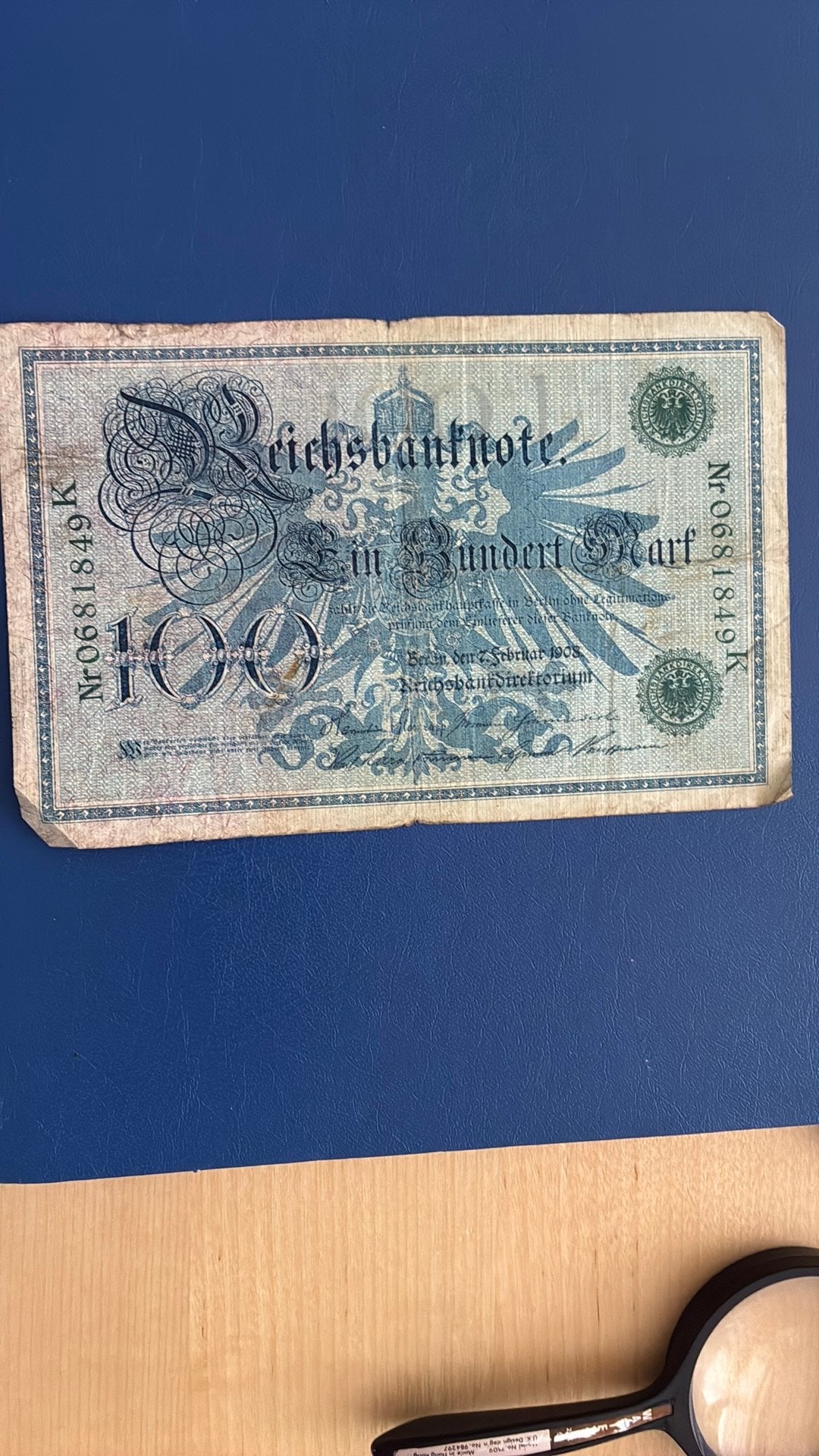 Duitsland 100 mark 1908, Ophalen of Verzenden, Duitsland