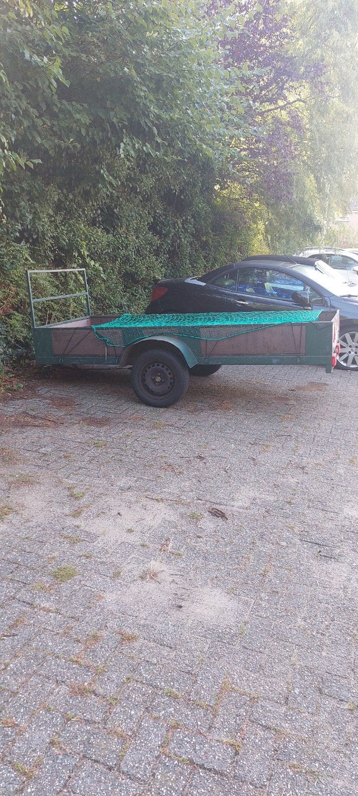 Handige open aanhanger te huur – 25,- ZONDER BROG, Auto diversen, Ophalen