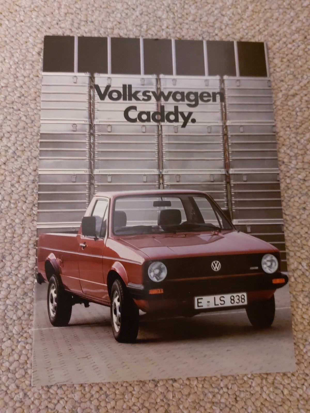 Folder Volkswagen Caddy, Boeken, Auto's | Folders en Tijdschriften, Ophalen of Verzenden, Zo goed als nieuw, Volkswagen