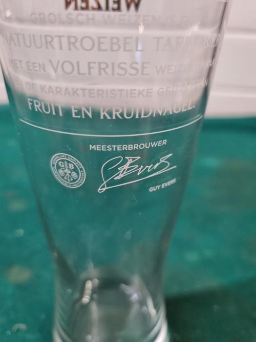 bierglas grolsch weizen groot, Ophalen of Verzenden, 'T Olde Gre-j, Info@toldegrej.nl, Endepoelstraat 20f Didam