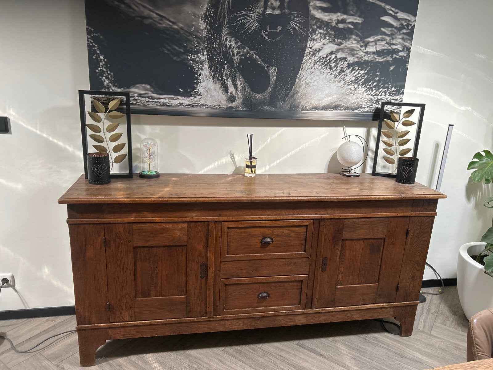 Antiek dressoir / Rekenhof - 190x110x47 cm, Ophalen