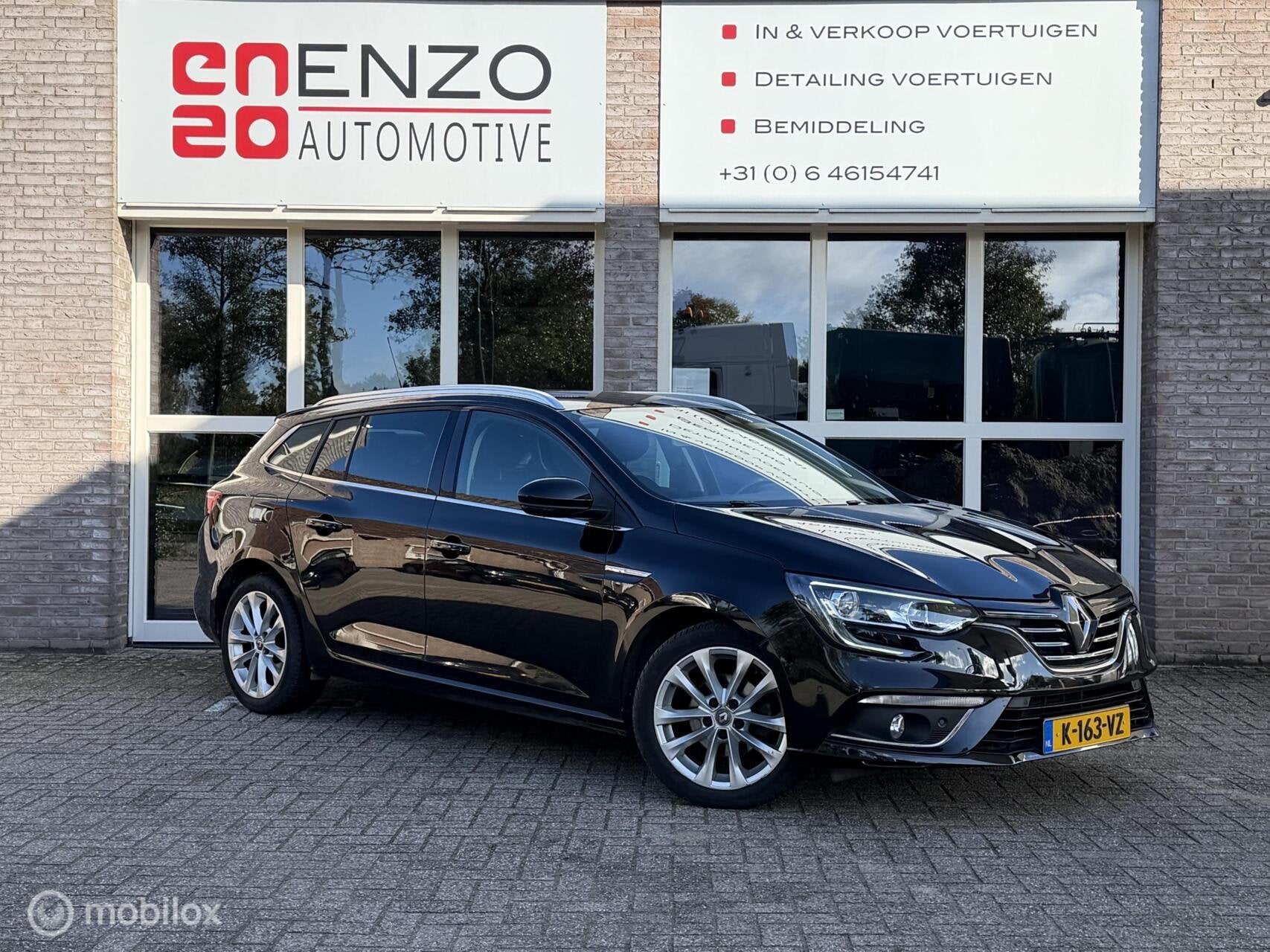 Renault Megane Estate 1.3 TCe Camera Trekhaak Cruise, Auto's, Voorwielaandrijving, Gebruikt, 4 cilinders, Zwart