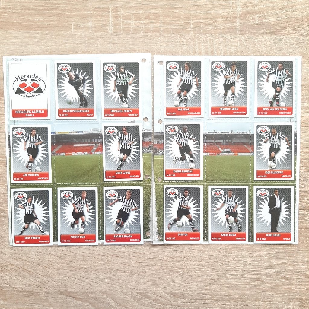 Heracles Almelo voetbalplaatjes seizoen 2007-08 NIEUW staat!, Verzenden, Nieuw, Overige binnenlandse clubs, Poster, Plaatje of Sticker