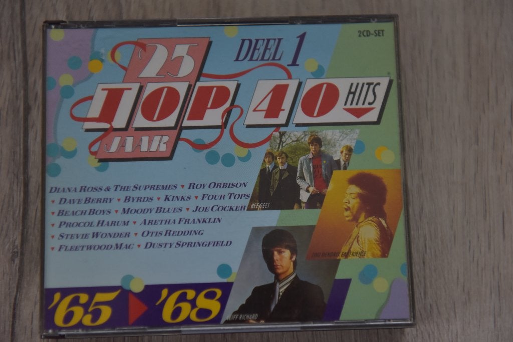 25 JAAR TOP 40 HITS 2CDbox 1965-1968 DEEL 1, Verzenden, Zo goed als nieuw, Pop