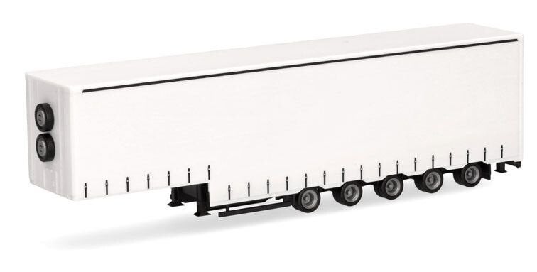 Gordijntrailer (volumen) 5a. (neutraal), Nieuw, Ophalen of Verzenden, Bus of Vrachtwagen, Herpa