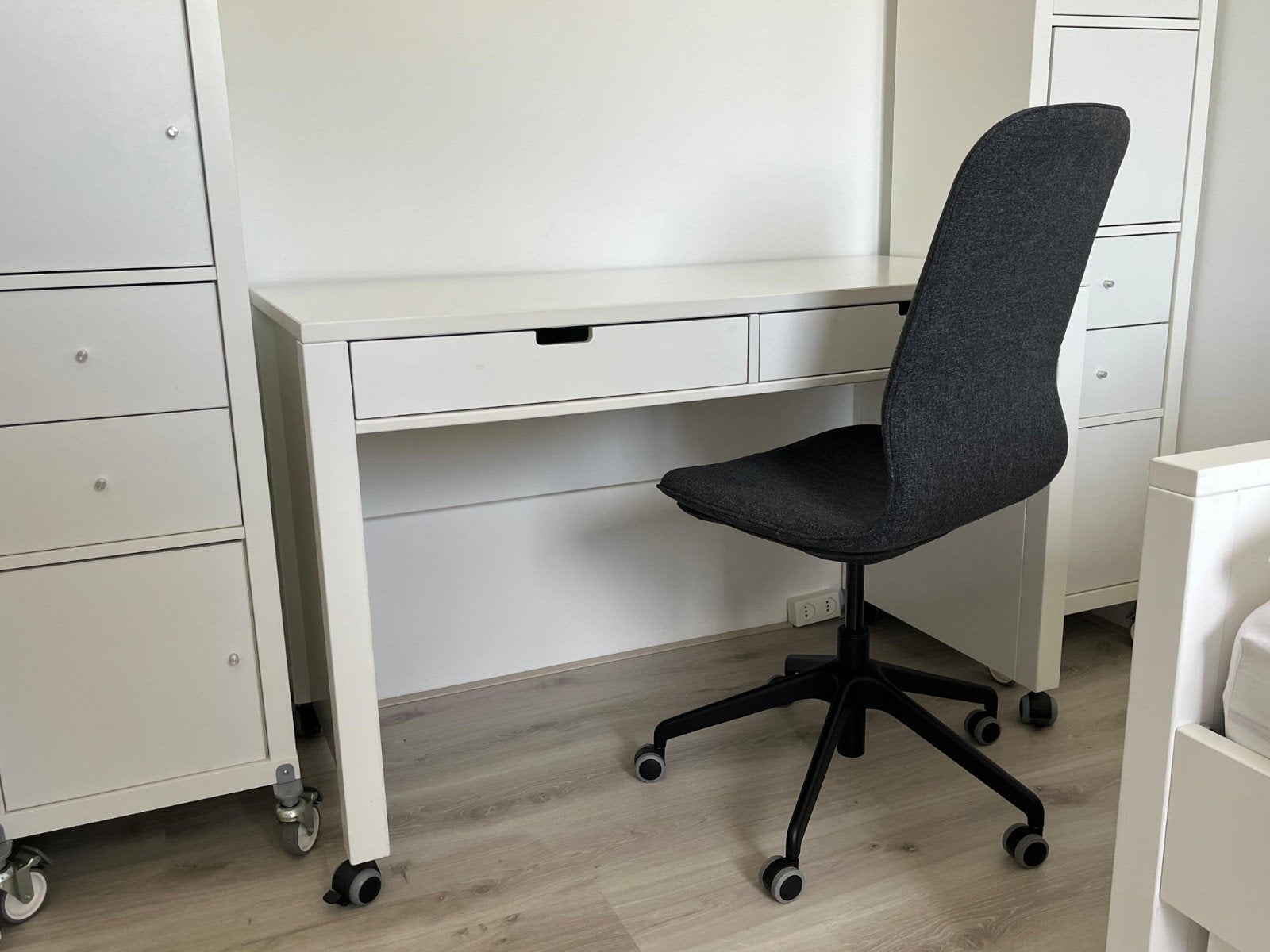 Complete set: Bopita Mix & Match bureau met IKEA bureaustoel, Ophalen, Gebruikt, Hout, Schoolbureau