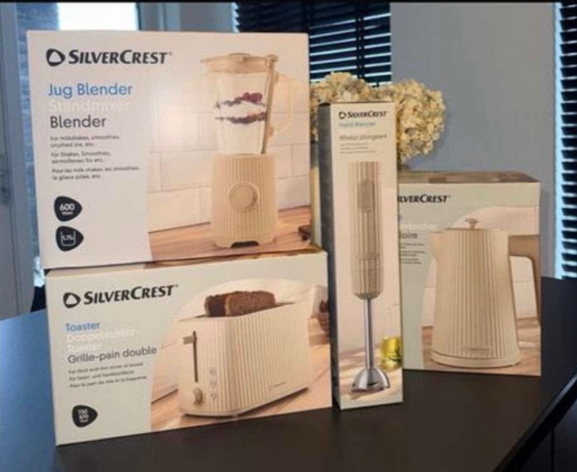 Silvercrest Keukenapparatuur Set - Beige, Ophalen of Verzenden, Nieuw, Blender