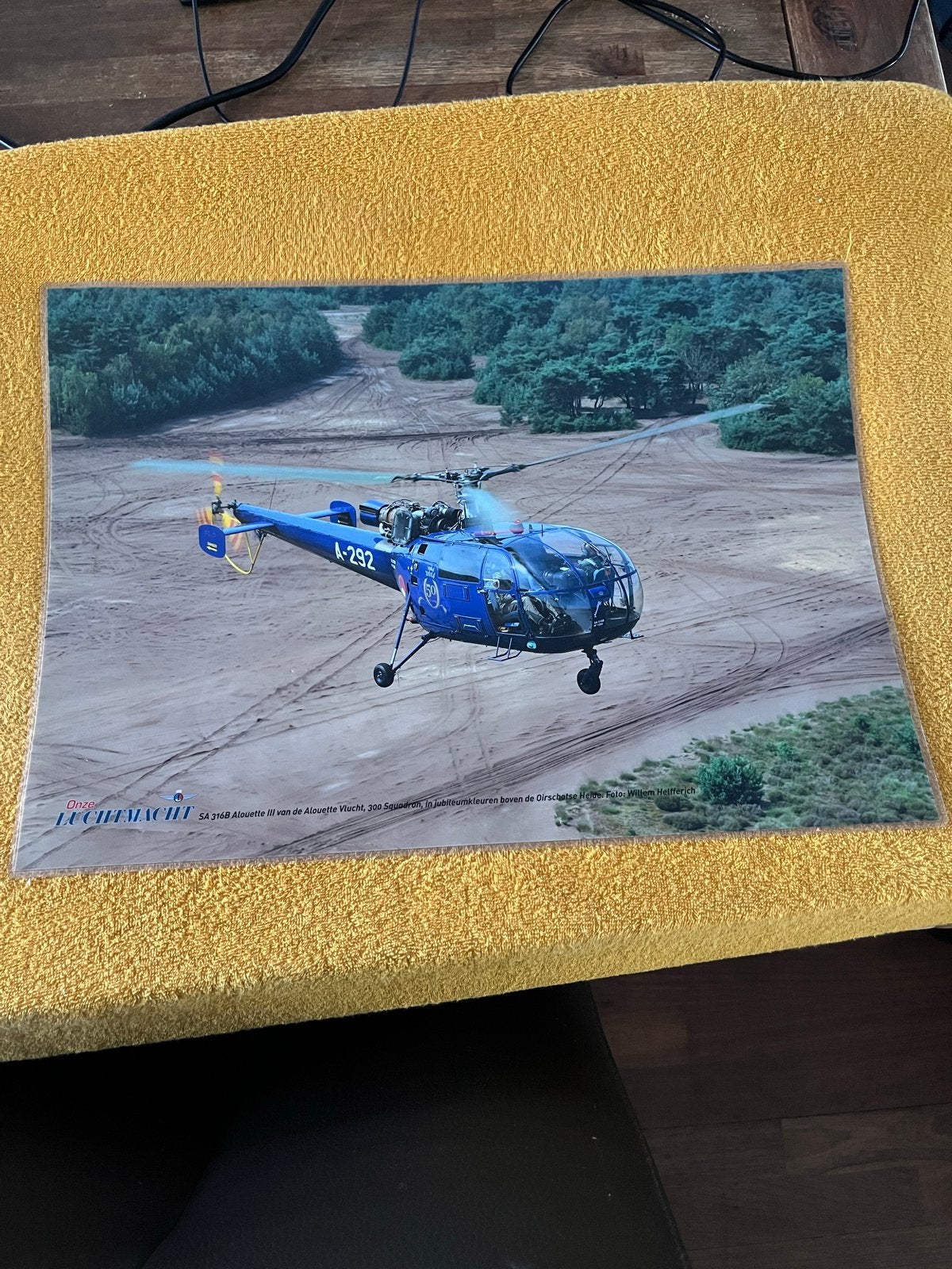 Foto SA 316B Alouette III Luchtmacht A-292, 1960 tot 1980, Gebruikt, Foto, Ophalen of Verzenden