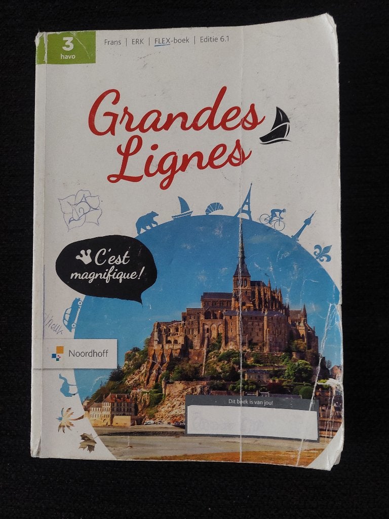 Grand Lignes 3 HAVO, editie 6.1, Verzenden, Gelezen, HAVO, Frans