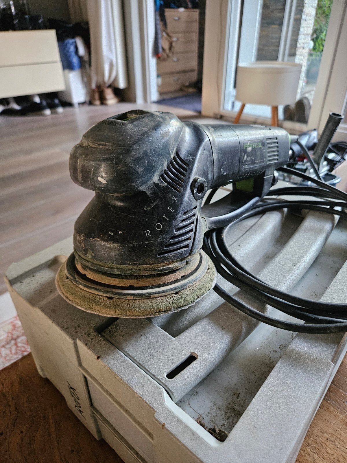 Festool Rotex RO 150 FEQ Excentrische Schuurmachine, Ophalen of Verzenden, Gebruikt, Excentrische schuurmachine