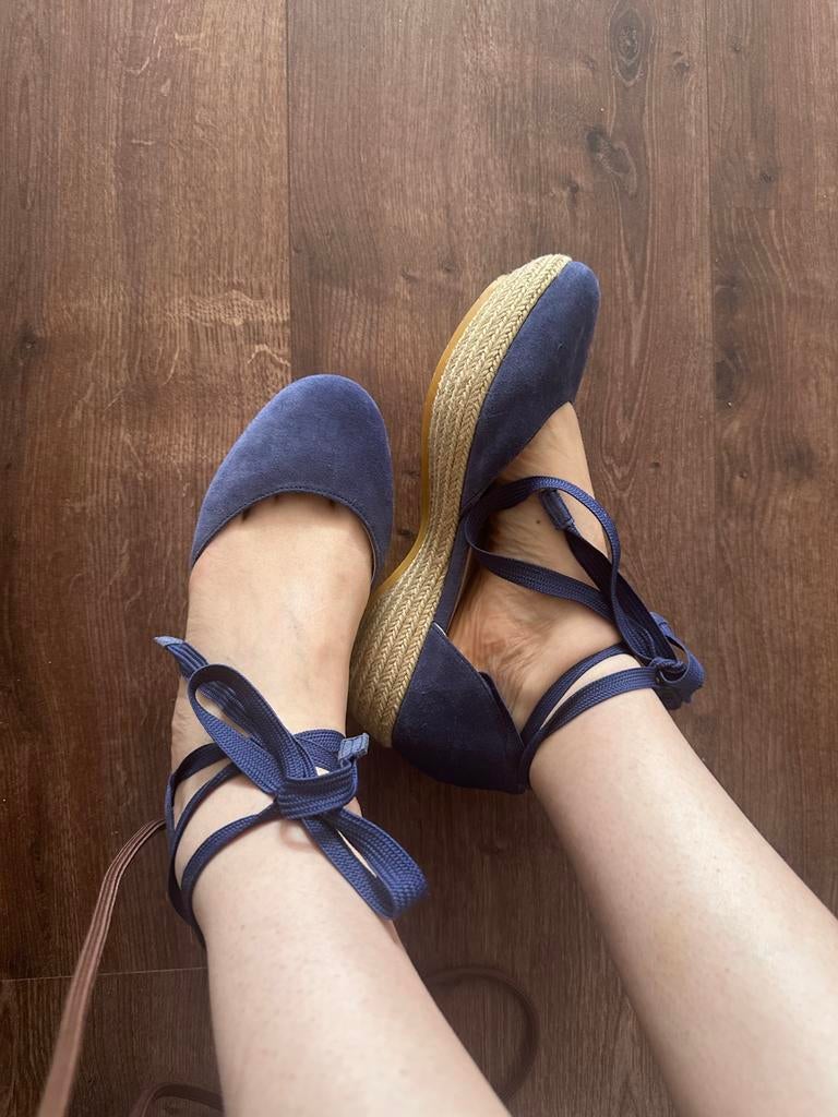 Camper ballerina's in perfecte staat - maat 39, Ophalen of Verzenden, Zo goed als nieuw, Blauw, Ballerina's