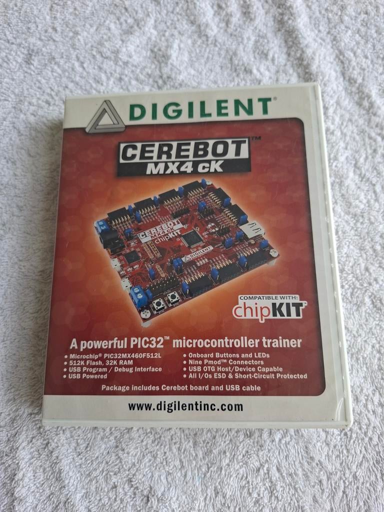 Digilent Cerebot MX4 CK PIC32 Microcontroller Trainer, Ophalen of Verzenden, Nieuw