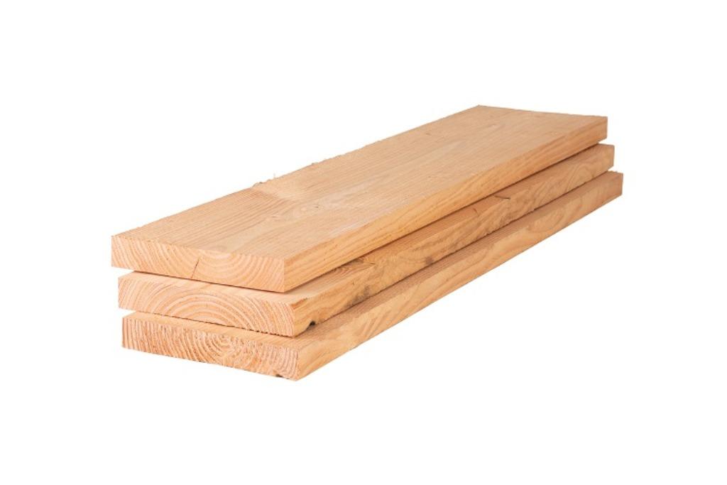 DOUGLAS STEIGERHOUT | Planken | Blank | Zwart | Geschaafd, Doe-het-zelf en Verbouw, Hout en Planken, Minder dan 25 mm, Nieuw, Ophalen of Verzenden