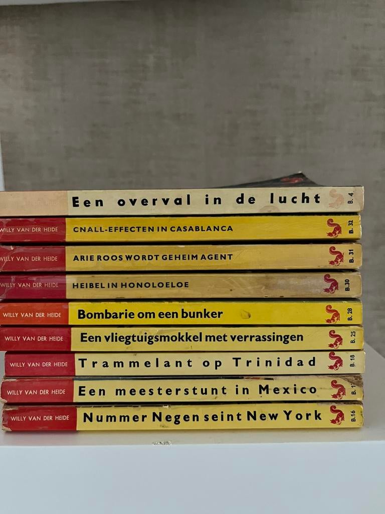 Bob Evers serie door Willy van der Heide, Ophalen of Verzenden, Gelezen, Willy van der heide