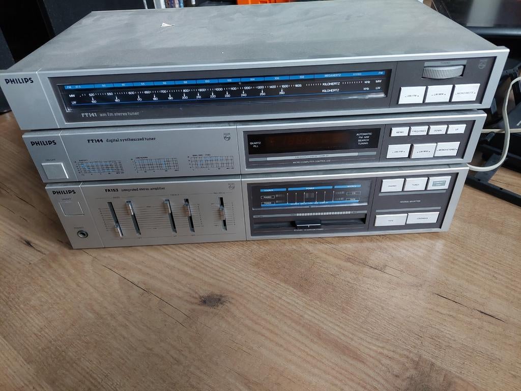 Philips FA153 Versterker - Vintage Audio, Audio, Tv en Foto, Versterkers en Receivers, Gebruikt, Ophalen, Overige merken, Minder dan 60 watt