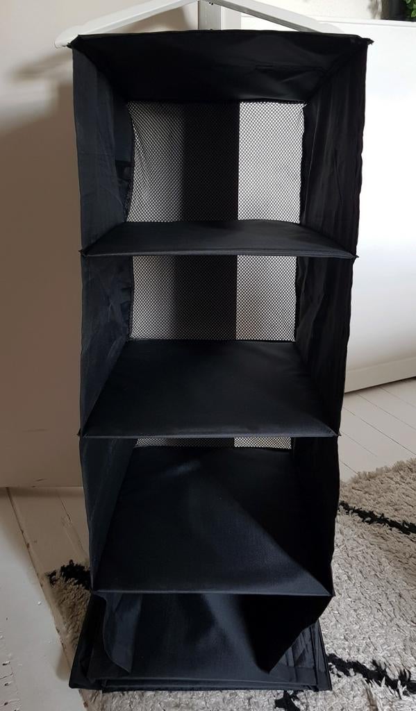 Ikea Skubb opberger met 6 vakken zwart, Ophalen of Verzenden, Gebruikt