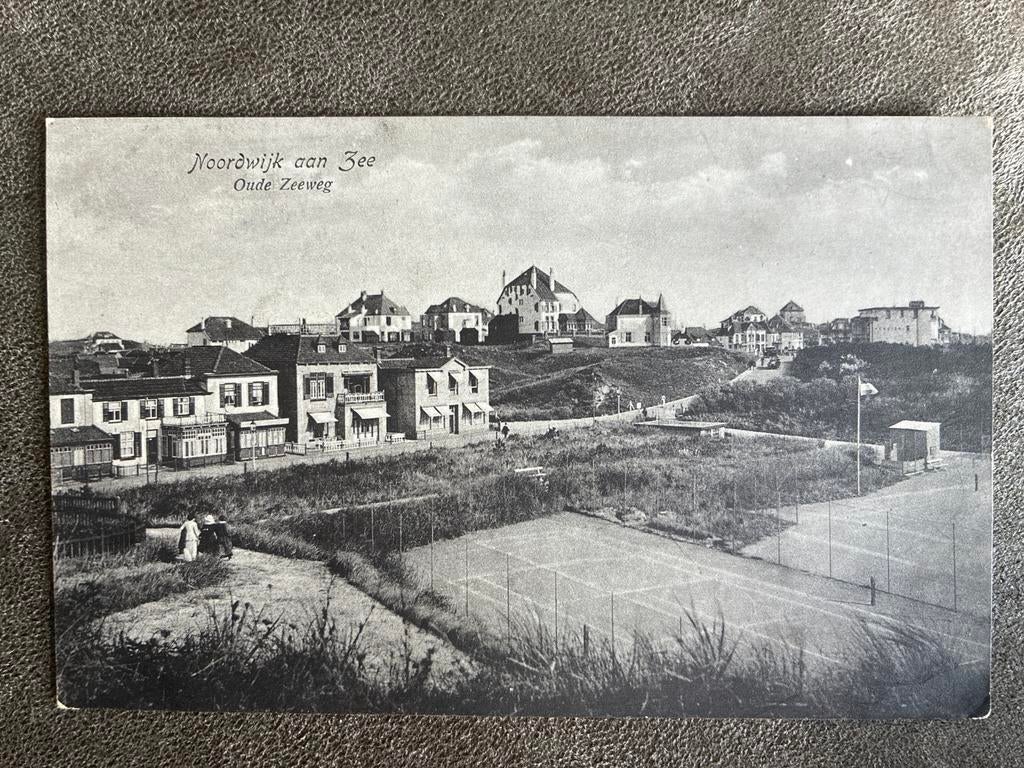 Oude ansichtkaart Noordwijk Oude zeeweg, Ophalen of Verzenden, Voor 1920, Ongelopen, Zuid-Holland