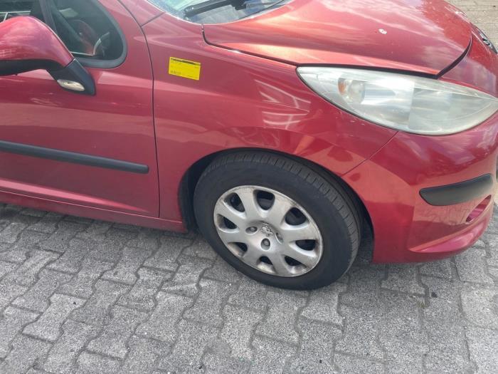 Scherm rechts-voor van een Peugeot 207, Gebruikt, -, -, Ophalen of Verzenden