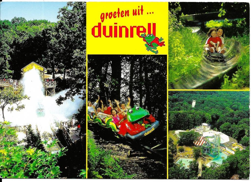 Ansichtkaart	Wassenaar	Duinrell	4-luik, Verzenden, 1980 tot heden, Gelopen, Zuid-Holland