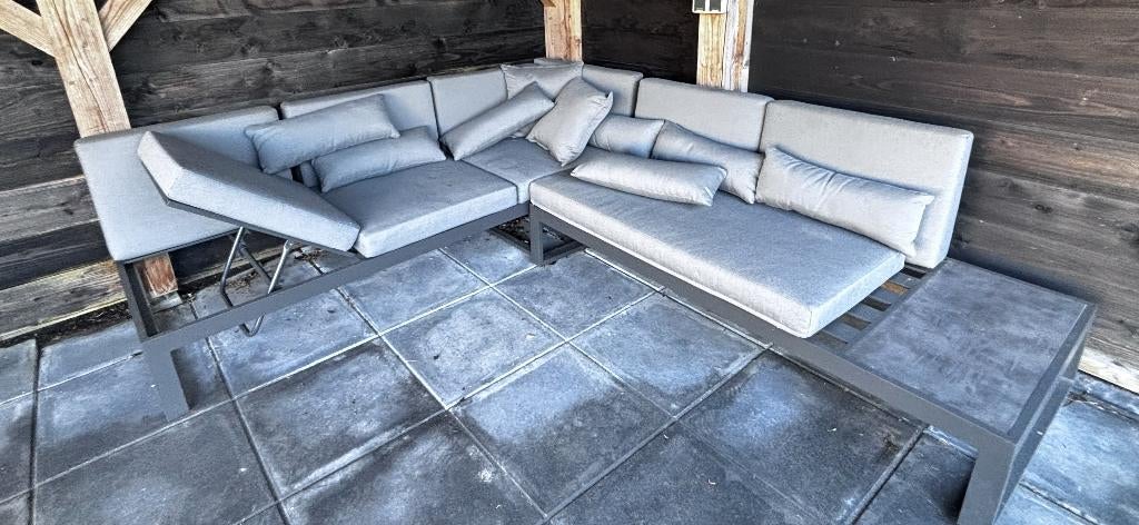 Loungebank buiten ZGAN (nog geen jaar oud), Aluminium, Zo goed als nieuw, Loungeset, Bank