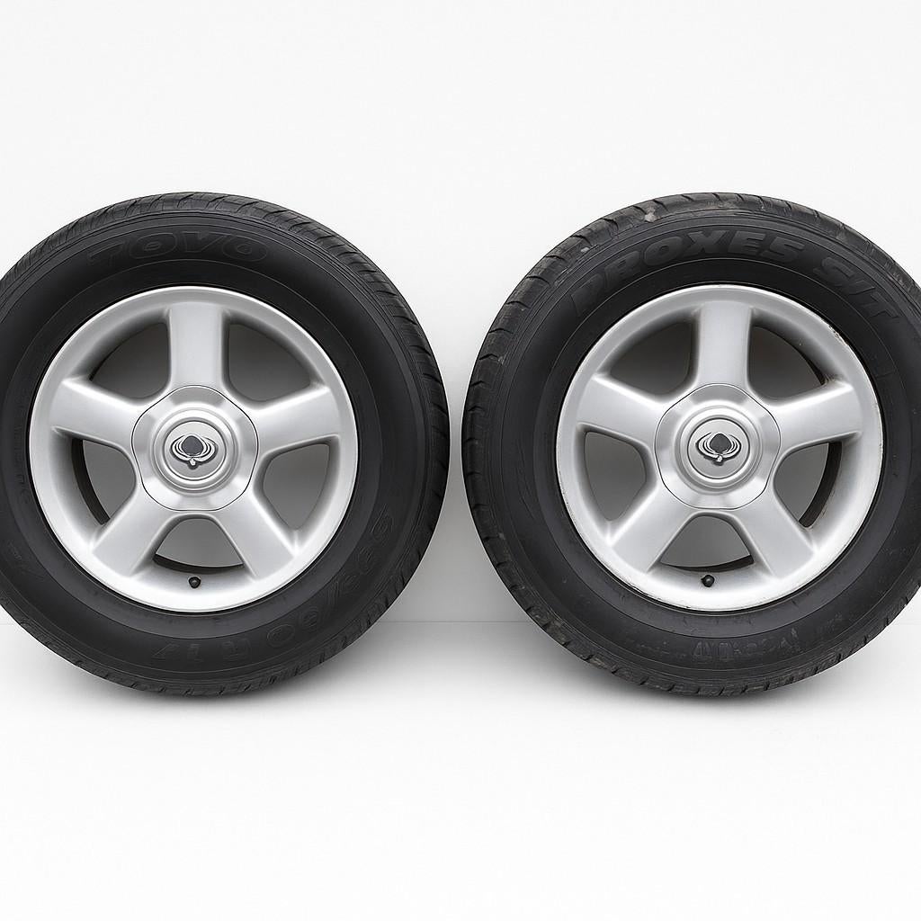 2x SsangYong Rexton velgen met Toyo Proxes banden – 17 inch, Ophalen, 17 inch, Zomerbanden