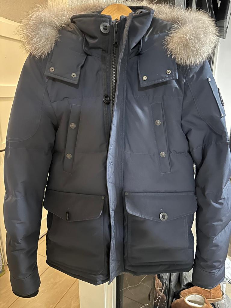 moose knuckles, Ophalen of Verzenden, Zo goed als nieuw, Maat 46 (S) of kleiner, Blauw