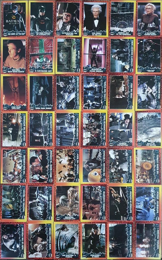Batman Returns Trading Cards Collectie, Ophalen of Verzenden, Gebruikt, Film, Foto of Kaart