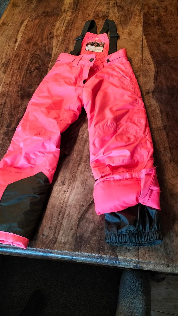 Hema Skibroek orangje maat 122/128, Kinderen en Baby's, Kinderkleding | Maat 122, Broek, Jongen of Meisje, Ophalen of Verzenden