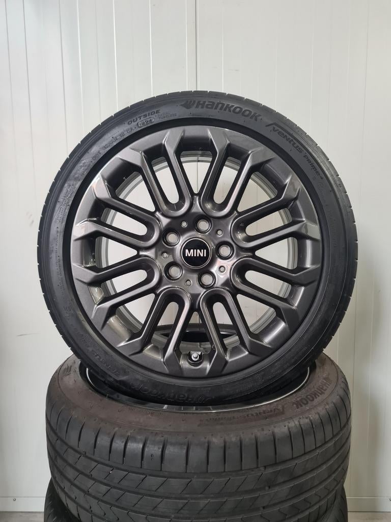 17' Mini Cooper F65 F66 F67 Styling 956 met zomerbanden, 215 mm, Banden en Velgen, 17 inch, Ophalen of Verzenden