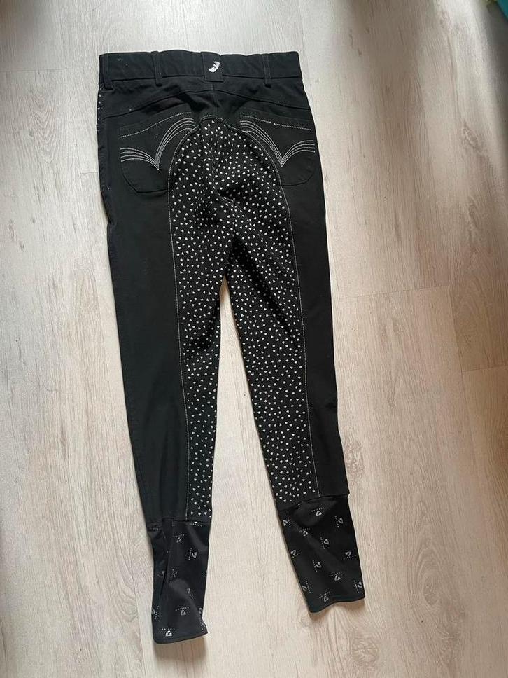 Zwarte paardrijbroek merk Aubrion, Dieren en Toebehoren, Paardrijkleding, Kinderen, Overige soorten, Zo goed als nieuw, Onderkleding