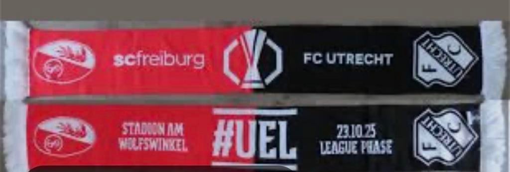 Freiburg - FC Utrecht Sjaal Gezocht!, Ophalen, Gebruikt, Clubaccessoires