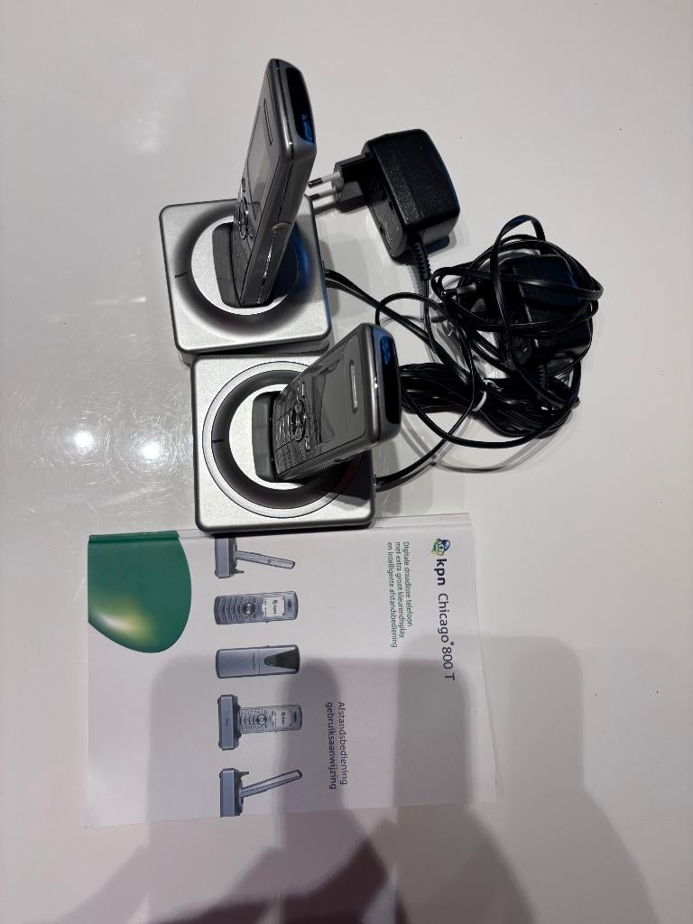 KPN Chicago 800T DECT Telefoon - Compleet & Goede Staat, Telecommunicatie, Vaste telefoons | Handsets en Draadloos, Ophalen, Gebruikt