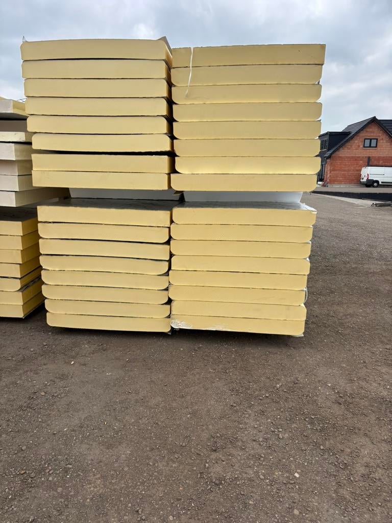 Te koop grote partij 14 cm dik 140mm PIR isolatie, Ophalen of Verzenden, Zo goed als nieuw, Hardschuim (Pir), 15 m² of meer