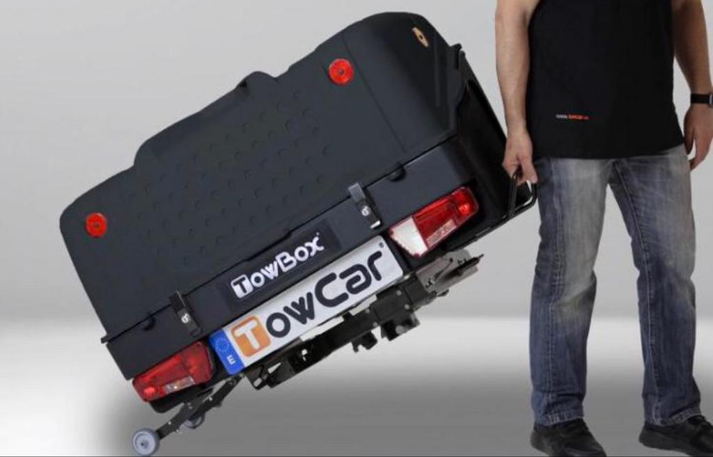 ACTIE !! TOWBOX BAGAGE KOFFER TREKHAAK BOX TE HUUR 65 EURO, Ophalen, Zo goed als nieuw