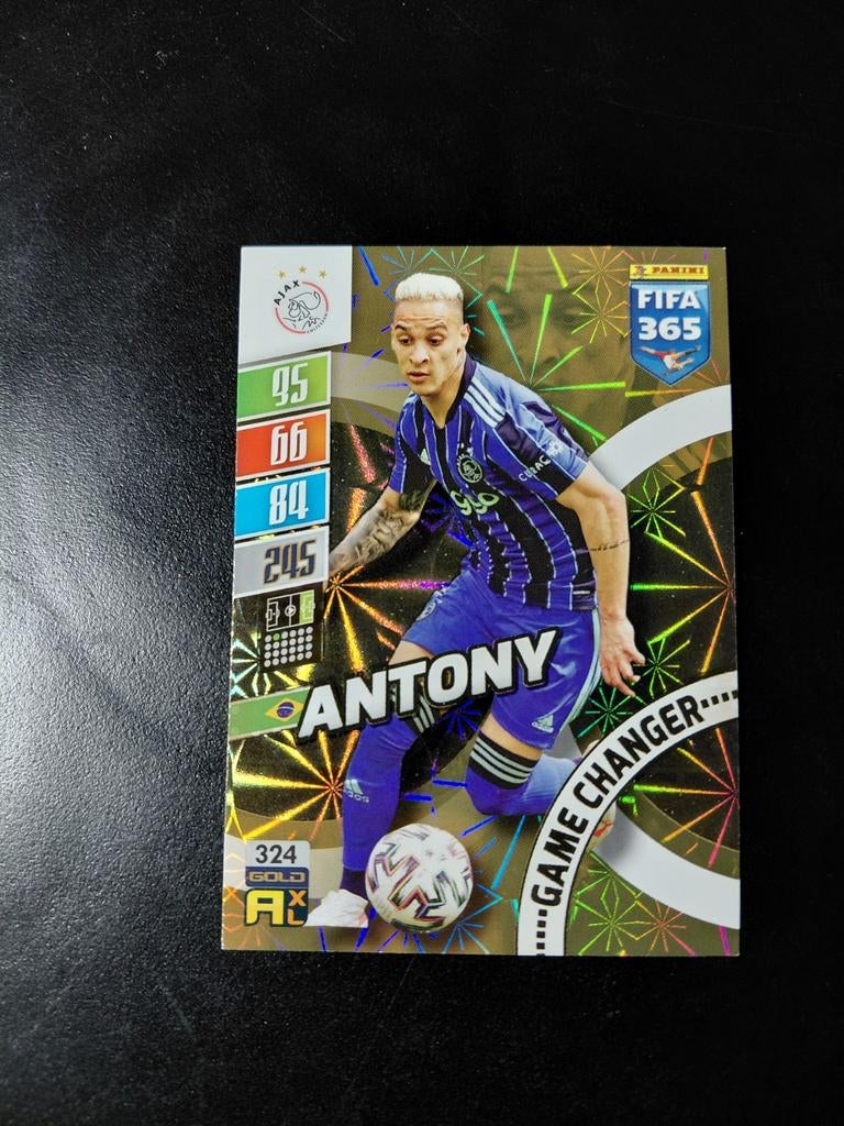 Antony (afc ajax/real betis) game changer panini, Ophalen of Verzenden, Nieuw, Ajax, Poster, Plaatje of Sticker