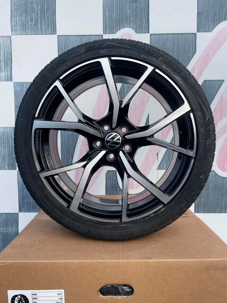 18 inch Volkswagen polo velgen 5x100 + nieuwe vredestein, Auto-onderdelen, Banden en Velgen, Banden en Velgen, Zomerbanden, 18 inch