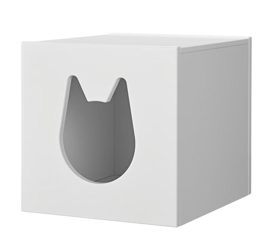 IKEA KALLAX Cat House white assembled €15, Dieren en Toebehoren, Katten-accessoires, Ophalen, Nieuw