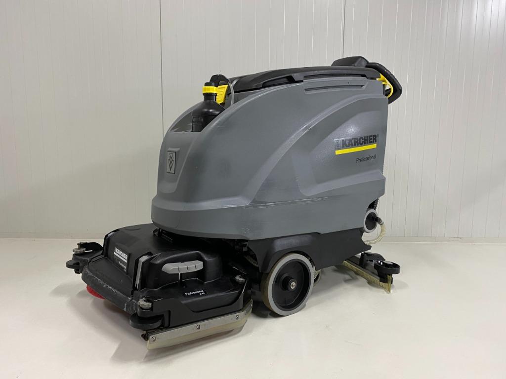 KARCHER SCHROB/-ZUIGMACHINE B 60 W D65 Bp Fleet+170Ah+Rins+A, Ophalen of Verzenden, Zo goed als nieuw, Schrobmachine