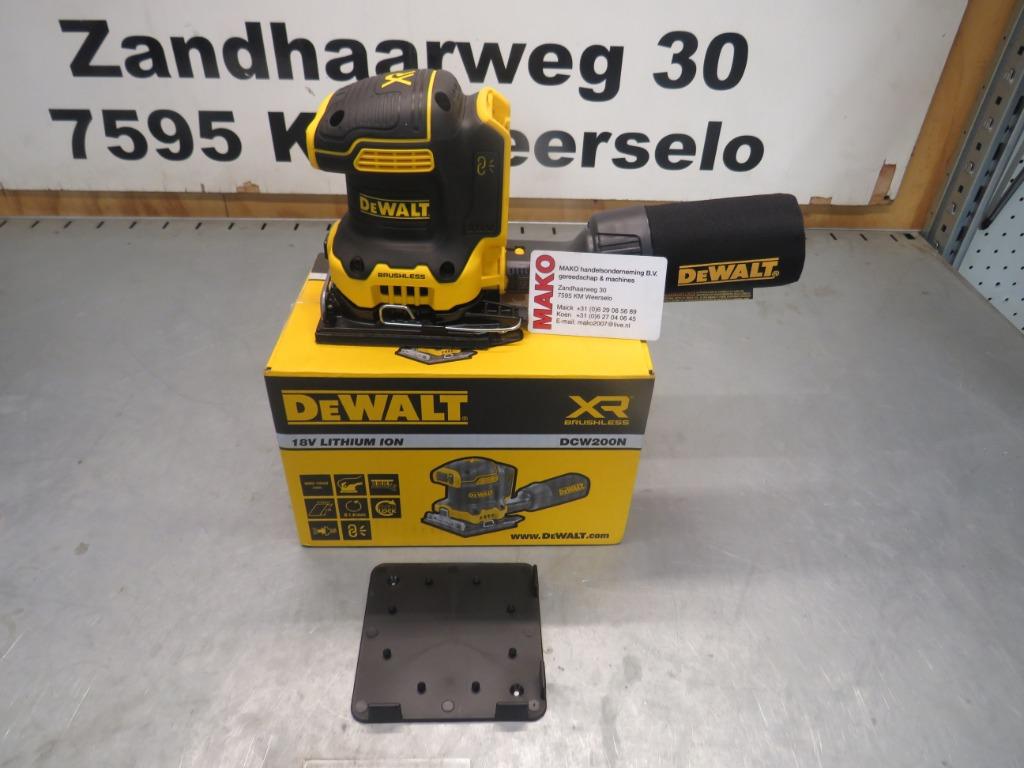 DeWALT DCW200N Accu Vlakschuurmachine 18V Basic Body Nieuw, Ophalen of Verzenden, Nieuw, Minder dan 600 watt, Vlakschuurmachine