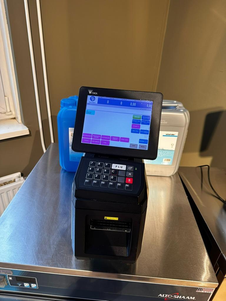 Digi DP-5000 Etiketteermachine Bonnenprinter Touchscreen, Ophalen of Verzenden, Digi, Info@retailequipment.eu, Woldmeentherand 3 Steenwijk