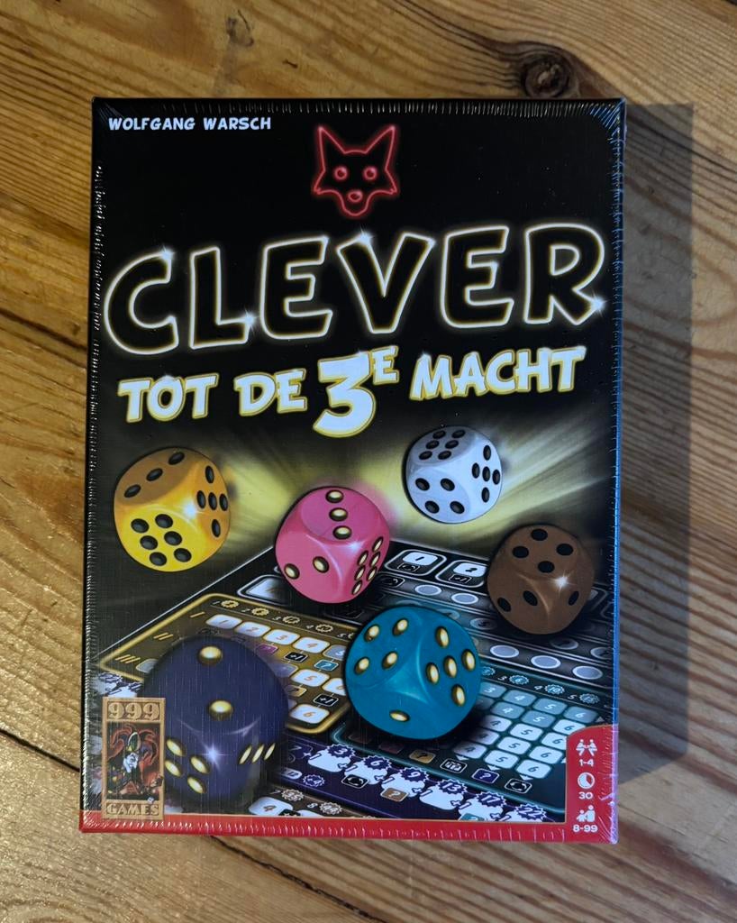 Clever tot de 3e macht NIEUW in seal, Hobby en Vrije tijd, Gezelschapsspellen | Bordspellen, Nieuw, Een of twee spelers, Drie of vier spelers